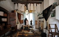 Sa Granja de Esporles à Majorque. Lingerie. Cliquer pour agrandir l'image.