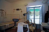 Sa Granja de Esporles à Majorque. Salle de bain. Cliquer pour agrandir l'image.