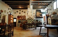 Sa Granja de Esporles à Majorque. Cuisine. Cliquer pour agrandir l'image.