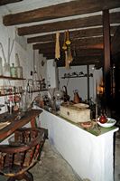 Sa Granja de Esporles à Majorque. Ferblanterie. Cliquer pour agrandir l'image.