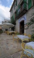 La ville d'Estellenc à Majorque. Restaurant Montimar. Cliquer pour agrandir l'image.