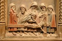 The Sanctuary of Sant Salvador in Felanitx Mallorca - Altarpiece of the Passion of the Christ Image. Click to enlarge the image.