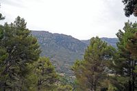La ville de Fornalutx à Majorque. Serra d'Alfàbia. Cliquer pour agrandir l'image.