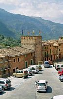 La ville de Fornalutx à Majorque. Hôtel de ville de Fornalutx. Cliquer pour agrandir l'image.