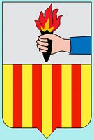 La ville de Llucmajor à Majorque. Écusson de Llucmajor. Cliquer pour agrandir l'image.