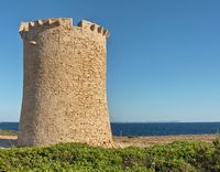 The town of Llucmajor in Mallorca - Tower With Estelella in S'Estanyol Migjorn (author Antoni Salvà). Click to enlarge the image.