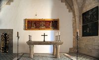 Le château de Bellver à Majorque. Chapelle Saint-Marc. Cliquer pour agrandir l'image.