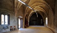 Le château de Bellver à Majorque. Salle « Jovellanos ». Cliquer pour agrandir l'image.