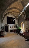 Le château de Bellver à Majorque. Salle du Trône. Cliquer pour agrandir l'image.
