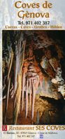 La ville de Palma de Majorque. Prospectus des Grottes de Genova. Cliquer pour agrandir l'image.