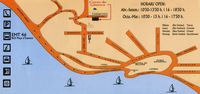 La ville de Palma de Majorque. Plan d'accès des grottes de Genova. Cliquer pour agrandir l'image.