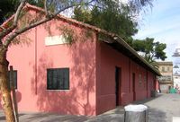 The town of Sa Pobla Mallorca - The former station (author Chixoy). Click to enlarge the image.