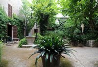 La finca Els Calderers de Sant Joan à Majorque. Patio d'Els Calderers. Cliquer pour agrandir l'image.