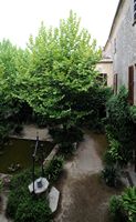 La finca Els Calderers de Sant Joan à Majorque. Patio d'Els Calderers. Cliquer pour agrandir l'image.
