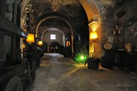 La finca Els Calderers de Sant Joan à Majorque. Cellier. Cliquer pour agrandir l'image.