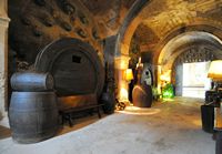 La finca Els Calderers de Sant Joan à Majorque. Cellier. Cliquer pour agrandir l'image.