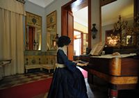 The Finca Els Calderers Sant Joan Mallorca - Music Room. Click to enlarge the image.