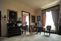 The Finca Els Calderers Sant Joan Mallorca - hallway upstairs. Click to enlarge the image.