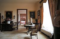 The Finca Els Calderers Sant Joan Mallorca - hallway upstairs. Click to enlarge the image.