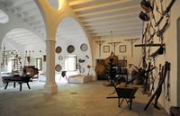 La finca Els Calderers de Sant Joan à Majorque. Grenier. Cliquer pour agrandir l'image.
