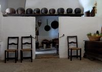 La finca Els Calderers de Sant Joan à Majorque. Réfectoire des ouvriers agricoles. Cliquer pour agrandir l'image.
