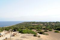 La ville de Sant Llorenç des Cardassar à Majorque. La pointe Punta de n'Amer. Cliquer pour agrandir l'image.