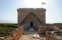 The town of Sant Llorenç des Cardassar Mallorca - The Tower of the Punta de Amer. Click to enlarge the image.