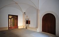 City Sineu Mallorca - The porch of the convent of the Immaculate Conception. Click to enlarge the image.