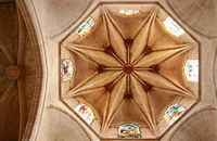 City Sineu Majorca - The dome of the church of Sainte-Marie (author Frank Vincentz). Click to enlarge the image.