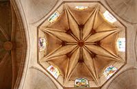 La ville de Sineu à Majorque. La coupole de l'église Sainte-Marie (auteur Frank Vincentz). Cliquer pour agrandir l'image.