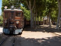 La ville de Sóller à Majorque. Tren de Sóller. Cliquer pour agrandir l'image.