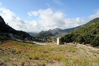 La ville de Sóller à Majorque. Col de soller, côté Bunyola. Cliquer pour agrandir l'image.