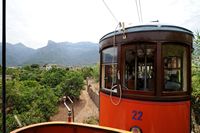 La ville de Sóller à Majorque. Tramway. Cliquer pour agrandir l'image.
