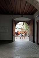 La ville de Sóller à Majorque. Gare. Cliquer pour agrandir l'image.
