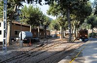 La ville de Sóller à Majorque. Train. Cliquer pour agrandir l'image.