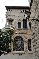 La ville de Sóller à Majorque. Banque. Cliquer pour agrandir l'image.