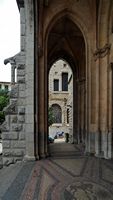 La ville de Sóller à Majorque. Église. Cliquer pour agrandir l'image.