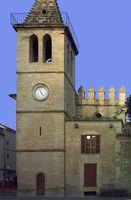 The town of Son Servera Mallorca - The St. John the Baptist (author Proximo XV) church. Click to enlarge the image.