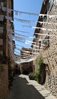 La ville de Valldemossa à Majorque. Carrer del Pare Castanyeda. Cliquer pour agrandir l'image.
