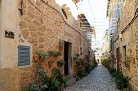 La ville de Valldemossa à Majorque. Maison natale de Sainte-Catherine Thomas. Cliquer pour agrandir l'image.