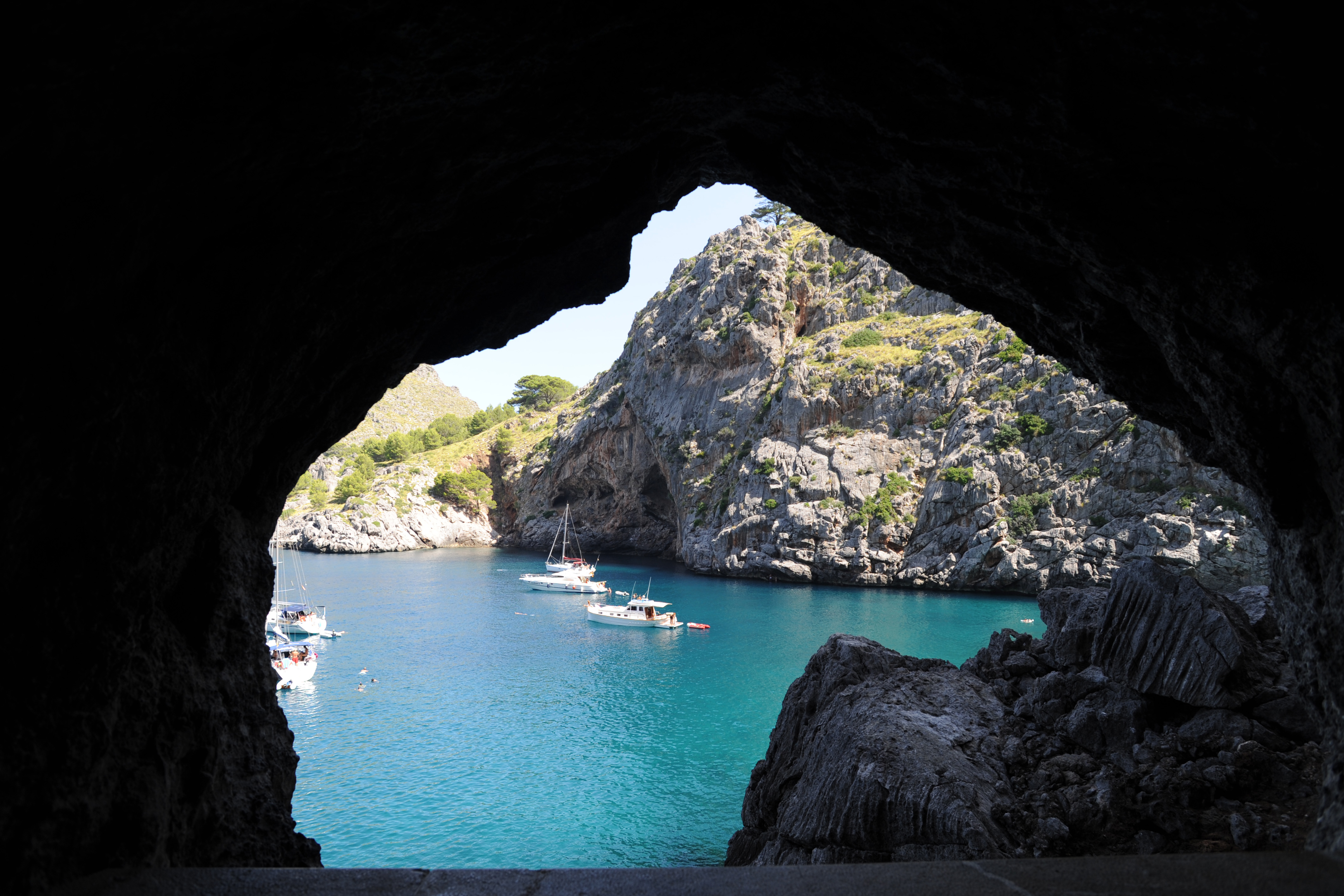 Das Dorf Sa Calobra in Mallorca