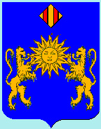 La ville de Sóller à Majorque. Écusson de la ville de Sóller (auteur Joan M. Borràs)