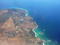 City Santanyi Mallorca - Estany its Gambes the beach of Es Caragol and Cape Ses Salines (author Karsten Friedel). Click to enlarge the image in Flickr (new tab).