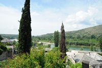 Neretva seen of Pocitelj. Click to enlarge the image in Adobe Stock (new tab).