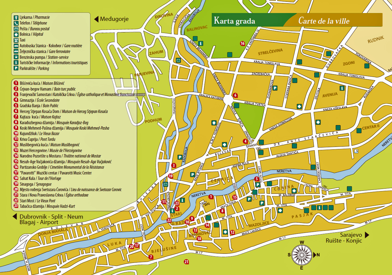 Cliquer sur les zones actives pour atteindre les lieux