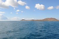 The island of Graciosa to Lanzarote. Volcanic island. Click to enlarge the image in Adobe Stock (new tab).