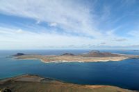 The island of Graciosa to Lanzarote. View from the Mirador del Río. Click to enlarge the image in Adobe Stock (new tab).