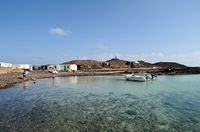 The island of Lobos in Fuerteventura. The hamlet of Puertito. Click to enlarge the image in Adobe Stock (new tab).