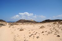The island of Lobos in Fuerteventura. Lighthouse Martiño. Click to enlarge the image in Adobe Stock (new tab).