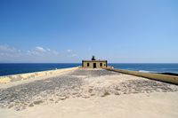The island of Lobos in Fuerteventura. Lighthouse Martiño. Click to enlarge the image in Adobe Stock (new tab).